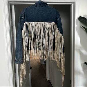 Forever 21 fringe jacket